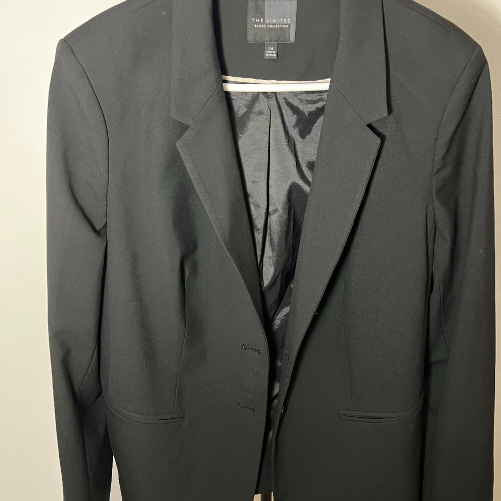 The Limited Black Collection Blazer Women’s Size 14 (Fits Like 8–10) Black